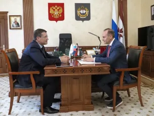 Глеб Никитин встретился с главой Республики Мордовия Артемом Здуновым